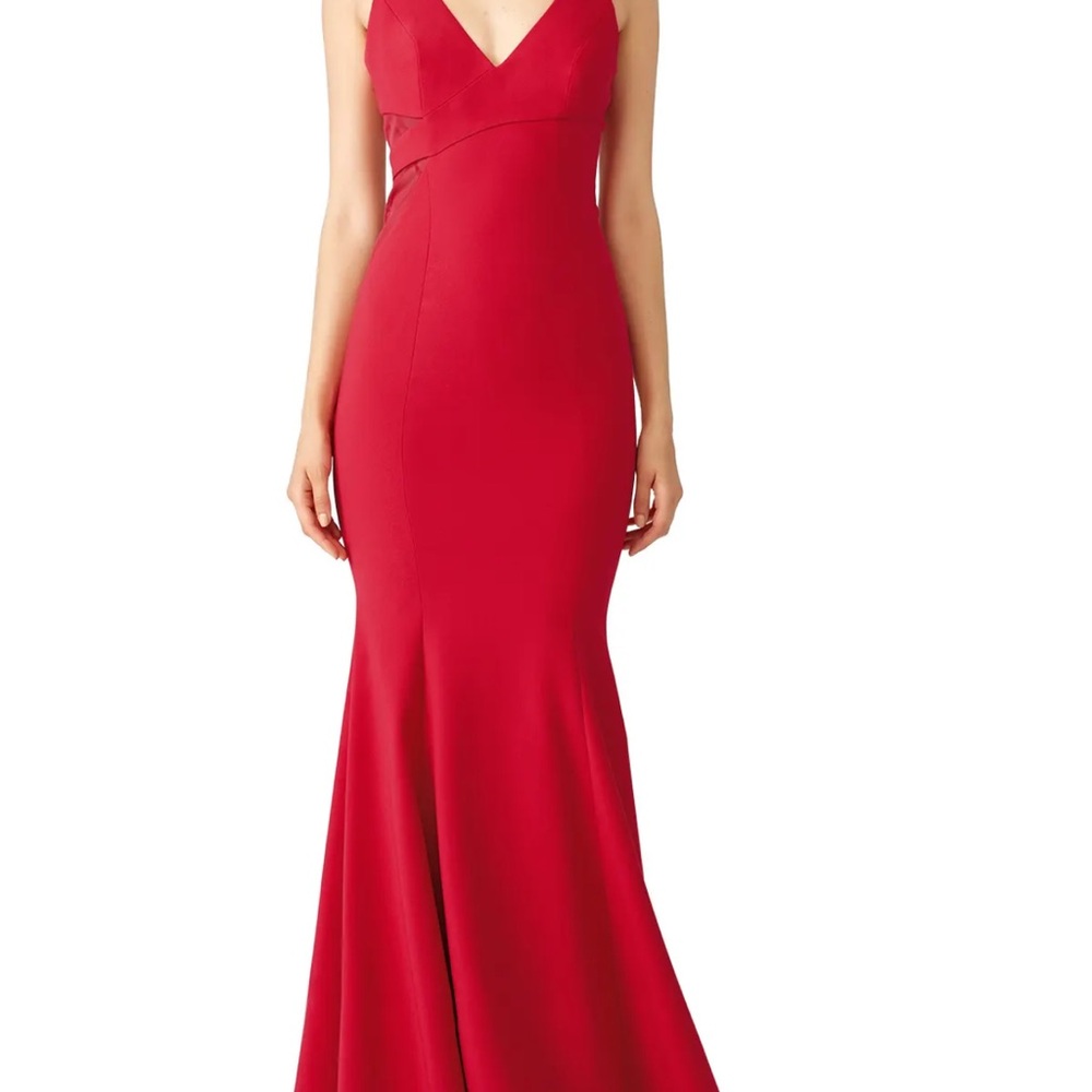 Jay Godfrey Red Rockefeller Elegant Evening Gown like new!